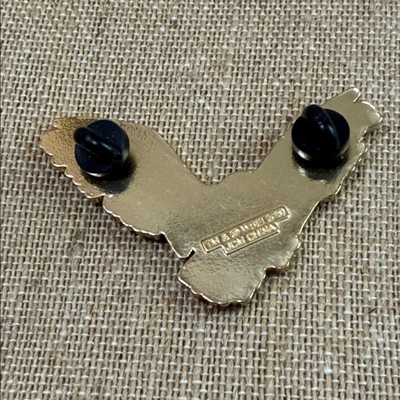 Warner Bros. Gold and White Owl Pin - Picture 4 of 4